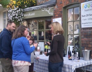 Caviste wine tasting